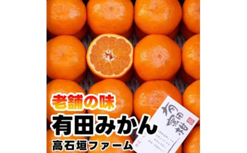 有田みかん しにせの味 約3kg S～2Lのいずれか 秀品または優品 199588 - 和歌山県有田川町