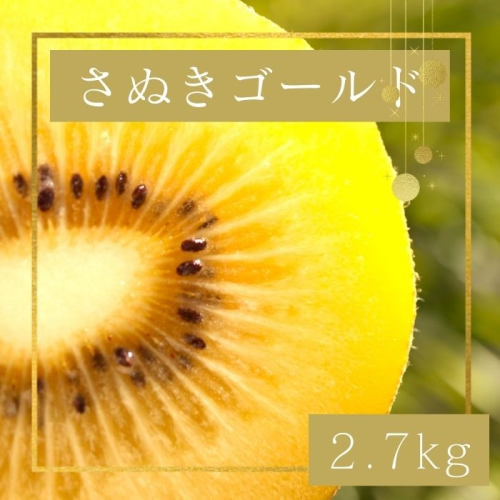 さぬきゴールド キウイフルーツ2.7kg【予約受付中!令和7年10月中旬頃より発送!】【B-60】 1996690 - 香川県多度津町