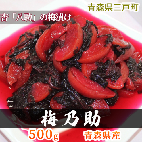 杏「八助」の梅漬け【梅乃助】500g 贈答用 青森県産 200200 - 青森県三戸町