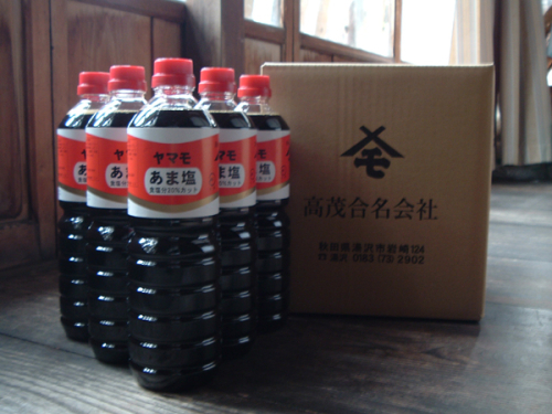 【ヤマモ醤油】あま塩醤油1L×6本入[B12-4101] 2024112 - 秋田県湯沢市