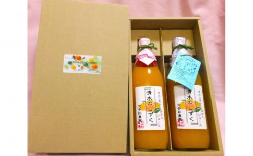清水のしずく（みかんジュース）２本セット 2026054 - 静岡県静岡市