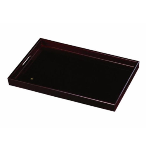 紀州塗り 木製長手盆 48cm 溜 匠【YG408】 2026855 - 和歌山県那智勝浦町