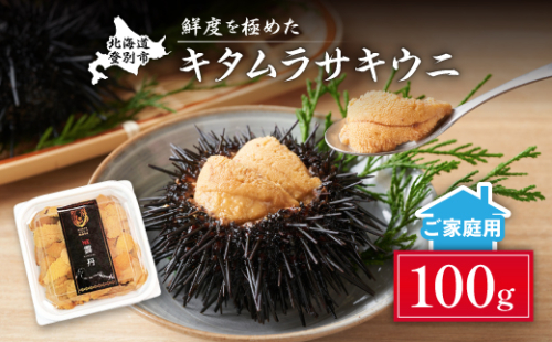 先行予約 ≪規格外品≫キタムラサキウニ100g ※2025年6月下旬～順次発送 2034191 - 北海道登別市