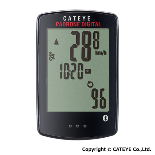 自転車用ワイヤレスサイクロコンピュータ PADRONE DIGITAL [CC-PA400B] キャットアイ 自転車 防水 後付け 岡山 赤磐市 2041482 - 岡山県赤磐市