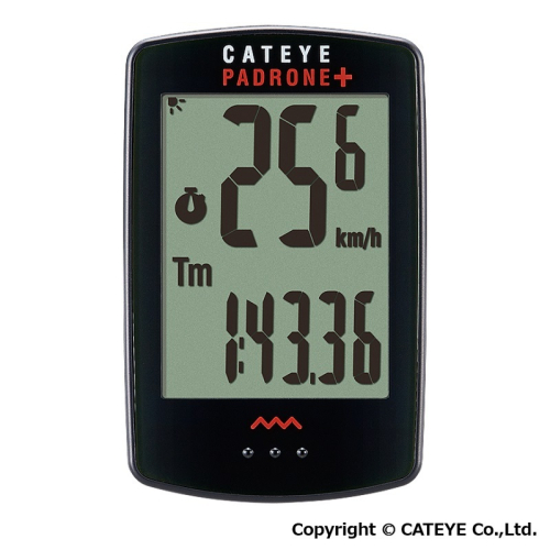 自転車用ワイヤレスサイクロコンピュータ PADRONE+ [CC-PA110W] キャットアイ 自転車 防水 後付け 岡山 赤磐市 2041483 - 岡山県赤磐市