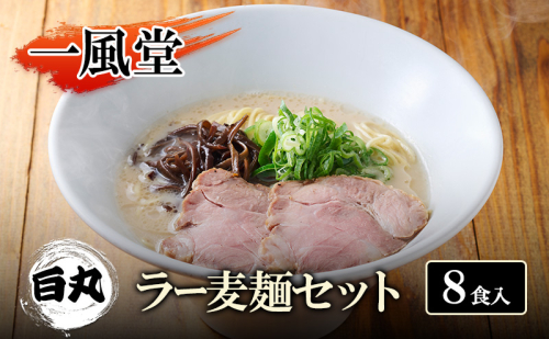 一風堂 白丸 ラー麦麺セット 8食入 豚骨ラーメン ラーメン とんこつ 2042276 - 福岡県朝倉市