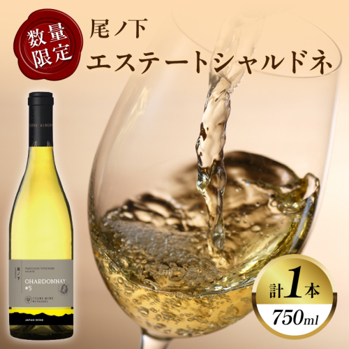 【数量限定】尾ノ下エステート シャルドネ(計1本) 酒 ワイン アルコール 国産_T014-020 2045469 - 宮崎県都農町