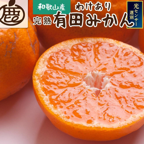 家庭用 完熟有田みかん2.5kg+250g（傷み補償分） 2045478 - 和歌山県有田川町