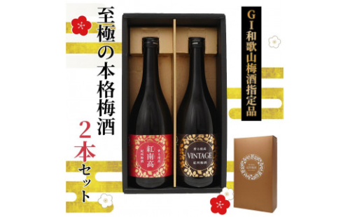 「GI和歌山梅酒」に指定された 至極の本格 梅酒 2本セット ［MG77］ 2072716 - 和歌山県那智勝浦町