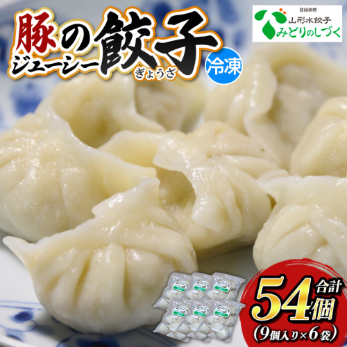 豚のジューシー餃子 9個入り×6袋(計54個) FY25-006 2072888 - 山形県山形市