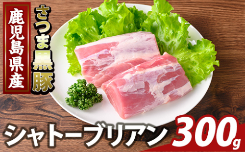 K-485-A 鹿児島県産さつま黒豚 シャトーブリアン(計300g)【KNOT】霧島市 シャトーブリアン ヒレ肉 黒豚 国産 鹿児島県産 肉 精肉 2073471 - 鹿児島県霧島市