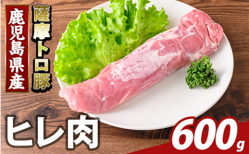 K-486-B 鹿児島県産 薩摩トロ豚 ヒレ肉(計600g)【KNOT】霧島市 ヒレ肉 国産 鹿児島県産 肉 精肉 2073481 - 鹿児島県霧島市