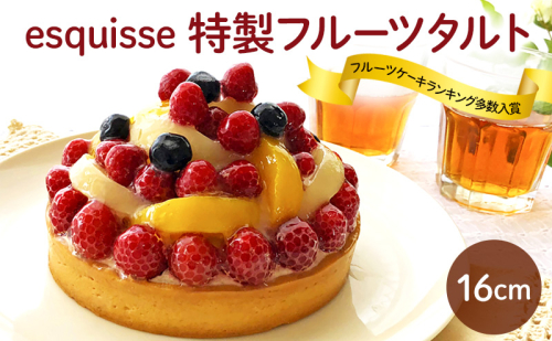 スイーツ フルーツたっぷりの特製フルーツタルト【16cm】バースデーケーキ お菓子 フルーツケーキ ケーキ  2074185 - 長野県長野市