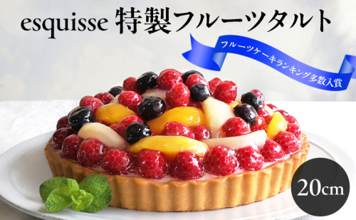 スイーツ フルーツたっぷりの特製フルーツタルト【20cm】バースデーケーキ お菓子 フルーツケーキ ケーキ  2074186 - 長野県長野市