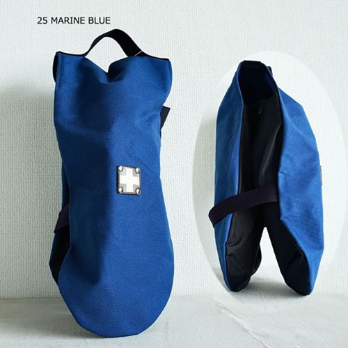 木の庄帆布 公式 シューズケース シューズサック Shoes Case 【KinoshoTRANSIT】　K-KHG-SS01M-（C/#25 MARINE BLUE / マリンブルー）　ゴルフ シューズケース おしゃれ 高密度帆布 2080126 - 三重県名張市