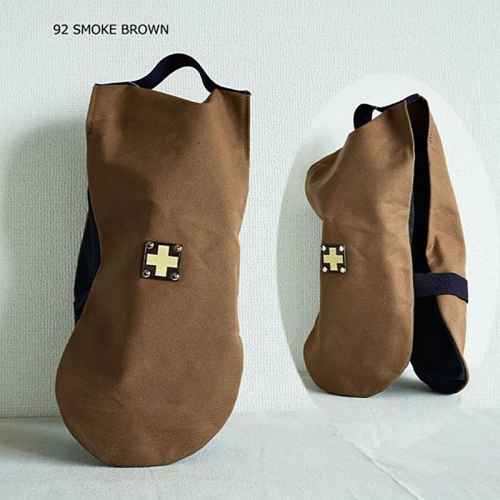 木の庄帆布 公式 シューズケース シューズサック Shoes Case 【KinoshoTRANSIT】　K-KHG-SS01M-（C/#92 SMOKE BROWN / スモークブラウン）　ゴルフ シューズケース おしゃれ 高密度帆布 2080130 - 三重県名張市