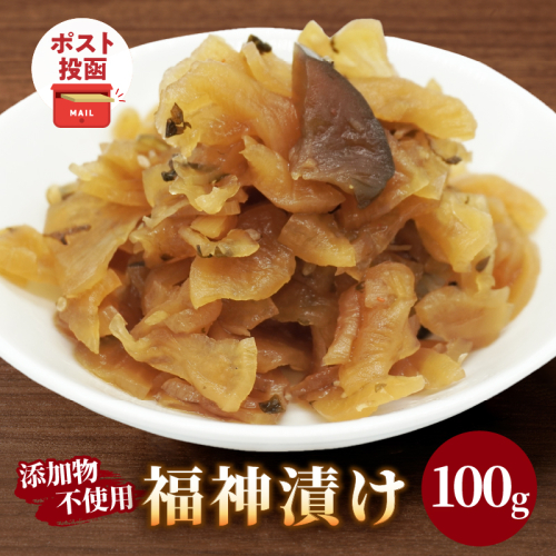 ＼ポスト投函／福神漬け100g おかず 漬物 野菜 加工品 国産_T037-011 2080635 - 宮崎県都農町