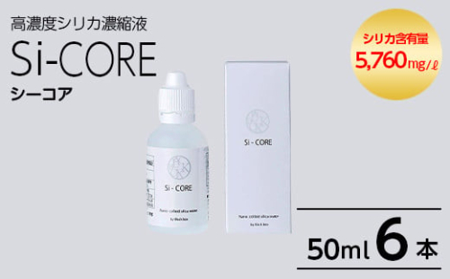 K-152-B シリカ濃縮液 Si-CORE(シーコア)50ml×6本【シリカテックス宇部】霧島市 シリカ シリカ水 シリカウォーター 美と健康 美容 2081137 - 鹿児島県霧島市