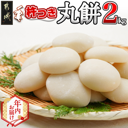 【年内お届け】菓子職人が作った杵つき丸餅 2kg (都城産もち米) ≪2025年12月25日発送≫_16-1507-HNY 2084453 - 宮崎県都城市