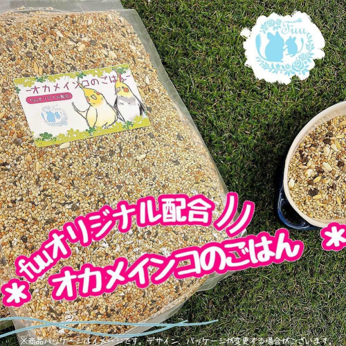 【3ヶ月定期便】fuu オカメインコのごはん（400g）［145S50-T］ 2090253 - 愛知県小牧市