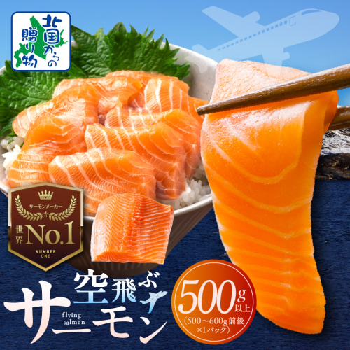 アトランティックサーモン 総量 500g以上【フィレ エコパック 訳あり サイズ不揃い 刺身 さーもん 冷凍 北国からの贈り物】 010B1645 2093522 - 大阪府泉佐野市