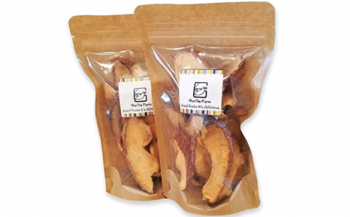 無添加・国産ドライリンゴ 山形県東根産サンふじ 50g×6袋 [0122] 210625 - 宮城県富谷市