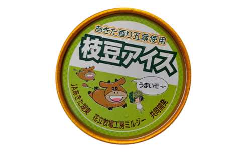 あきた湖東農業協同組合 枝豆アイス 100ml×10個 【五城目産枝豆使用】 野菜 デザート おやつ 涼 夏 スイーツ 乳製品 210898 - 秋田県五城目町