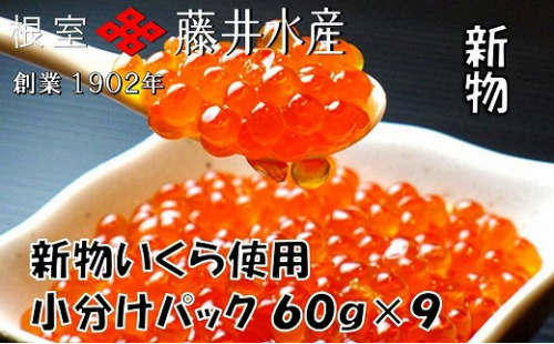 C-42065 【北海道根室産】＜鮭匠ふじい＞いくら醤油漬560g(70g×8P)