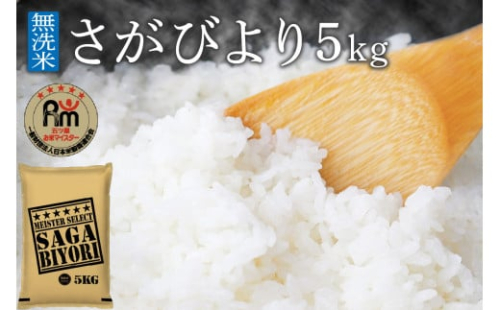 令和6年産 《マイスターセレクト》 さがびより【無洗米】 5kg 【特A評価】 B736