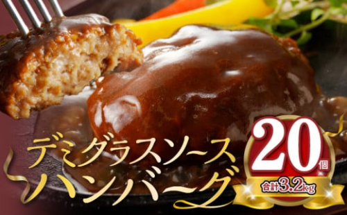 大容量！デミグラスソースハンバーグ 150ｇ×20個セット 【数量限定】 K04404 