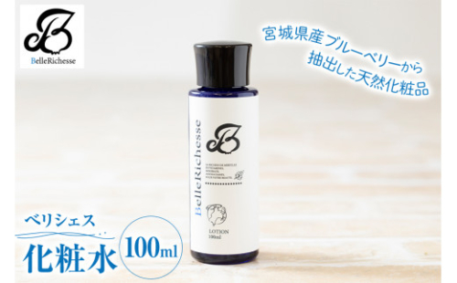 べリシェス 化粧水 100ml｜化粧品 美容 お肌 お手入れ スキンケア ローション 抗菌作用 ブルーベリー [0164] 343100 - 宮城県富谷市