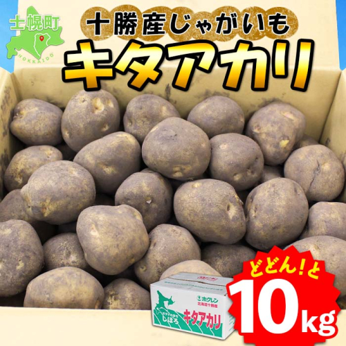 北海道 じゃがいも キタアカリ 10kg 北海道産 十勝産 きたあかり 北あかり ジャガイモ 芋 いも ポテト お取り寄せ まとめ買い 送料無料 十勝 士幌町【V04】 369379 - 北海道士幌町