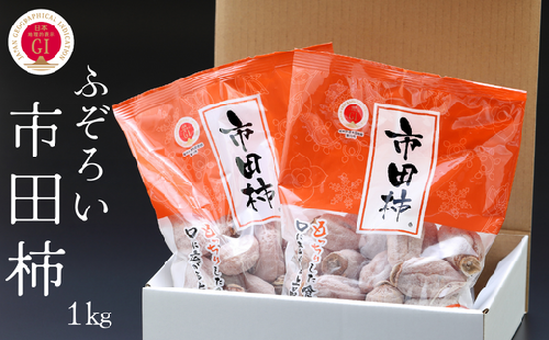 JA22-25A 市田柿 ご家庭用 バラ約1kg（約500g×2袋）/ 2026年1月中旬～2月上旬頃 配送予定 // 長野県 南信州 干し柿 干柿 ドライフルーツ 自宅用 家庭用