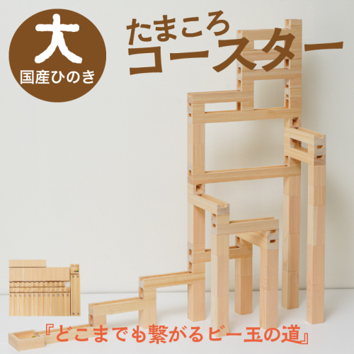 知育玩具・木のおもちゃ たまころこーすたー（大） 417367 - 京都府京丹後市