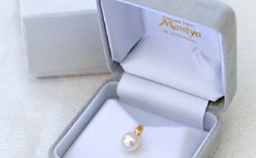 若狭パール艶々あこや真珠至宝の大珠8mm K18ペンダントトップ E ファッション アクセサリー ネックレス 43046 - 福井県おおい町