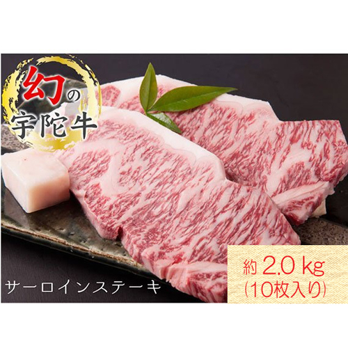 名産 認定肉 宇陀牛 サーロイン ステーキ 10枚 計2kg 国産 黒毛和牛 チルド / 山繁 ふるさと納税 牛肉 人気 BBQ キャンプ 寄付 ランキング おすすめ グルメ 肉 返礼品 送料無料 45265 - 奈良県宇陀市