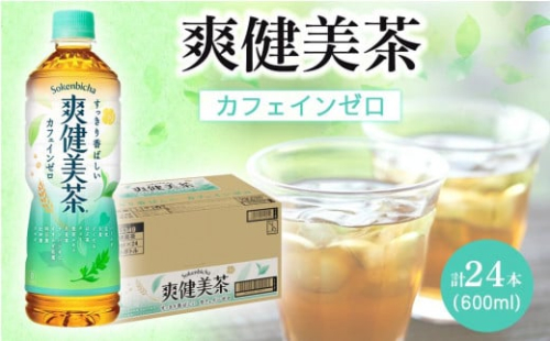 コカ・コーラ 爽健美茶 600ml × 24本 １ケース 【 お茶 ドリンク ドリンクお茶 ペットボトル ペットボトルお茶 箱 和歌山県 海南市 AX42-NT 】