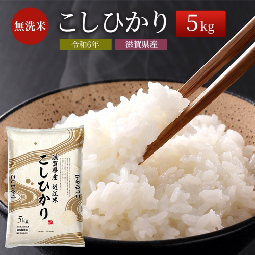 【令和7年産新米】【先行受付開始】滋賀県産こしひかり BG無洗米 5kg  ふるさと応援特別米 無洗米 お米 こめ コメ おこめ 白米 コシヒカリ 2025年10月より順次出荷開始 48946 - 滋賀県豊郷町