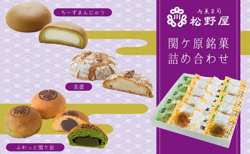 【御菓子司 松野屋】関ケ原銘菓詰め合わせ 49413 - 岐阜県関ケ原町