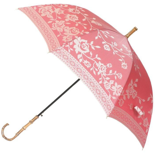 槙田商店【晴雨兼用】長傘 kirie バラ：フレンチレッド FAA5040 523947 - 山梨県富士河口湖町