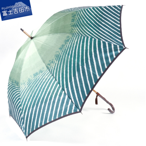 雨長傘　富士山（緑） 539204 - 山梨県富士吉田市