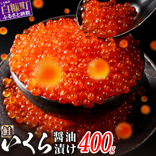 いくら醤油漬（鮭卵）【400g（200g×2パック）】 いくらの町 鮭 いくら 醤油漬け ふるさと納税 いくら 海鮮 北海道 イクラ 小分け  ふるさと ランキング 人気 高評価 白糠町 561671 - 北海道白糠町