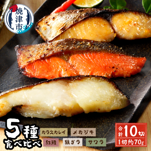 a15-377202510　【2025年10月お届け】魚心漬 5種10切 56864 - 静岡県焼津市