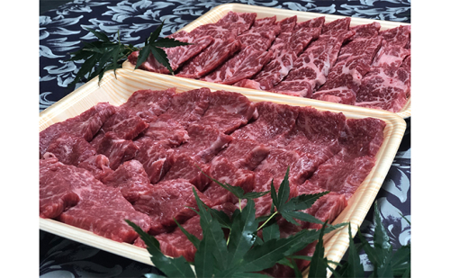 福井県のブランド牛 若狭牛 モモ焼肉用 1kg お肉 牛肉 58240 - 福井県おおい町