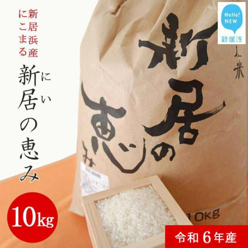 白米 えひめ未来農業協同組合 ブランド米 「新居の恵み （にこまる） 令和6年産」 10kg 60917 - 愛媛県新居浜市