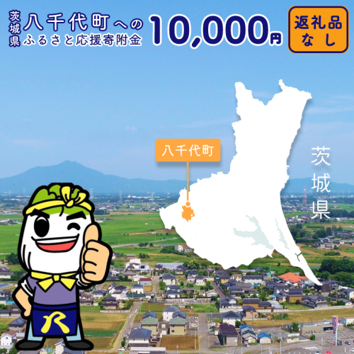 【 返礼品なし 】茨城県 八千代町 ふるさと応援寄附金 （ 10,000円 ) [ZZ004ya] 618692 - 茨城県八千代町