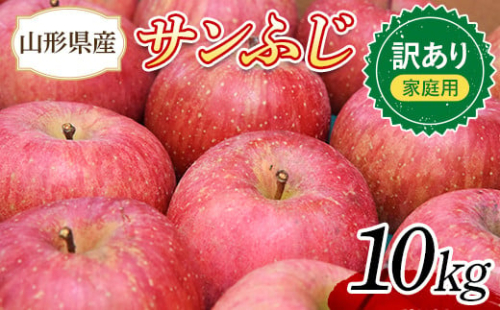 りんご 訳あり サンふじ 10kg (約30～44玉) 山形県産 《先行予約 2025年11月中旬から発送開始》 リンゴ 林檎 デザート フルーツ 果物 くだもの 果実 食品 山形県 FSY-1394