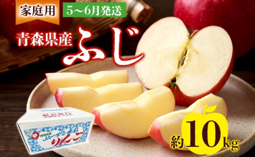 家庭用 ふじ 約10kg ふじりんご りんご リンゴ 青森 林檎 果物 フルーツ くだもの お取り寄せ 贈り物 産地直送 有袋栽培 送料無料 青森県 西目屋村 お届け：5月下旬から随時お届け 659267 - 青森県西目屋村