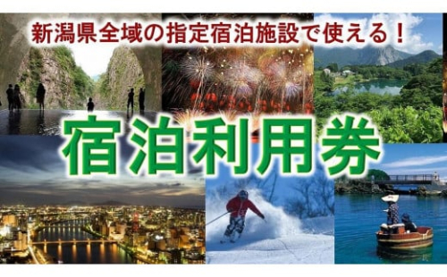 【宿泊利用券】新潟県内の指定宿泊施設で使える！ （30枚）30,000円分