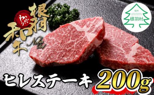 黒毛和牛 ヒレステーキ 2枚 200g 根羽こだわり和牛 個包装 ステーキ 赤身 ヒレ 希少部位 霜降り 15000円
